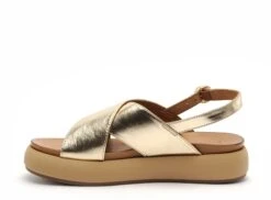 Inuovo Nu Pieds Plats Femme A96005 Or -REN Chaussures Magasin 2997101 3