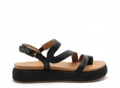 Inuovo Nu Pieds Plats Femme A96003 Noir