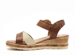 Remonte Nu Pieds Talons Femme D3067 Marron -REN Chaussures Magasin 2999802 3