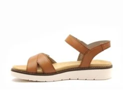 Remonte Nu Pieds Plats Femme D2049 Marron -REN Chaussures Magasin 3000501 3