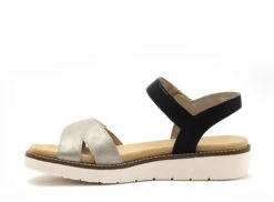 Remonte Nu Pieds Plats Femme D2049 Noir -REN Chaussures Magasin 3000503 3