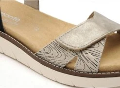 Remonte Nu Pieds Plats Femme D2049 Noir -REN Chaussures Magasin 3000503 6