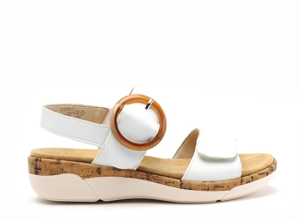 Remonte Nu Pieds Plats Femme R6853 Blanc 1 Remonte Nu Pieds Plats Femme R6853 Blanc