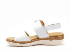 Remonte Nu Pieds Plats Femme R6853 Blanc 8 Remonte Nu Pieds Plats Femme R6853 Blanc -REN Chaussures Magasin 3000602 3