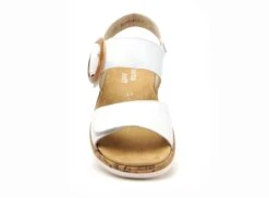 Remonte Nu Pieds Plats Femme R6853 Blanc 9 Remonte Nu Pieds Plats Femme R6853 Blanc -REN Chaussures Magasin 3000602 4
