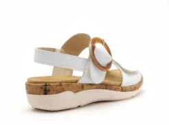Remonte Nu Pieds Plats Femme R6853 Blanc 10 Remonte Nu Pieds Plats Femme R6853 Blanc -REN Chaussures Magasin 3000602 5