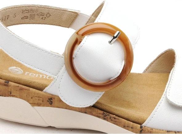 Remonte Nu Pieds Plats Femme R6853 Blanc 6 Remonte Nu Pieds Plats Femme R6853 Blanc – Image 6