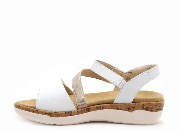 Remonte Nu Pieds Plats Femme R6860 Blanc 3 Remonte Nu Pieds Plats Femme R6860 Blanc – Image 3