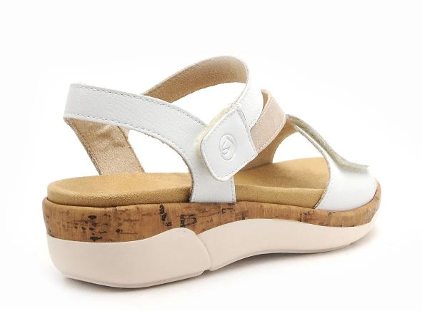 Remonte Nu Pieds Plats Femme R6860 Blanc 5 Remonte Nu Pieds Plats Femme R6860 Blanc – Image 5