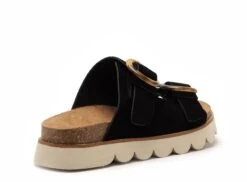 No Name Mules Et Sabots Plats Femme Sandy Slap Noir -REN Chaussures Magasin 3000801 5