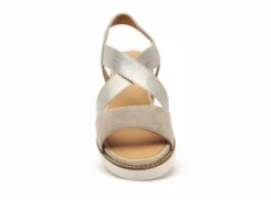 Fugitive Nu Pieds Plats Femme Biscui Kaki -REN Chaussures Magasin 3003401 4