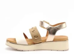 Fugitive Nu Pieds Plats Femme Kinoa Multicolore -REN Chaussures Magasin 3003601 3