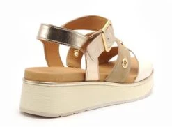 Fugitive Nu Pieds Plats Femme Kinoa Multicolore -REN Chaussures Magasin 3003601 5