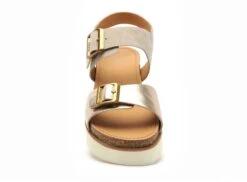 Fugitive Nu Pieds Plats Femme Midor Kaki -REN Chaussures Magasin 3003701 4