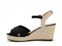 Tom Tailor Nu Pieds Talons Femme 5390010001 Noir -REN Chaussures Magasin 3011302 3