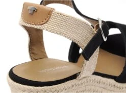 Tom Tailor Nu Pieds Talons Femme 5390010001 Noir -REN Chaussures Magasin 3011302 6