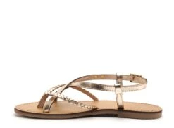 Les Tropeziennes Nu Pieds Plats Femme Chou Or -REN Chaussures Magasin 3015302 3