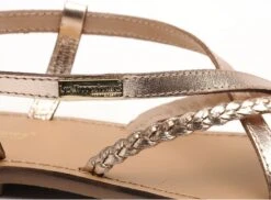 Les Tropeziennes Nu Pieds Plats Femme Chou Or -REN Chaussures Magasin 3015302 6