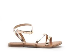 Les Tropeziennes Nu Pieds Plats Femme Hanak F Or