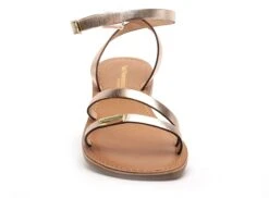 Les Tropeziennes Nu Pieds Plats Femme Hanak F Or -REN Chaussures Magasin 3015501 4