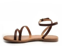 Les Tropeziennes Nu Pieds Plats Femme Hanak F Marron -REN Chaussures Magasin 3015502 3