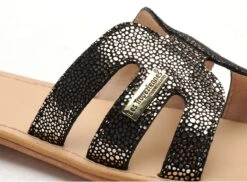 Les Tropeziennes Nu Pieds Plats Femme Hadamia F Noir -REN Chaussures Magasin 3015701 6