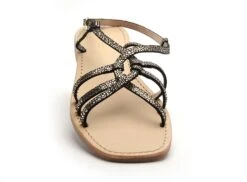 Les Tropeziennes Nu Pieds Plats Femme Hudon F Noir -REN Chaussures Magasin 3016101 4