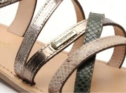 Les Tropeziennes Nu Pieds Plats Femme Hapaxgum F Kaki -REN Chaussures Magasin 3016201 6