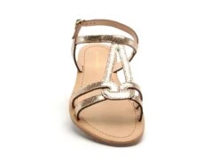 Les Tropeziennes Nu Pieds Plats Femme Hacklio F Or -REN Chaussures Magasin 3016301 4