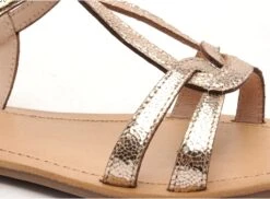 Les Tropeziennes Nu Pieds Plats Femme Hacklio F Or -REN Chaussures Magasin 3016301 6