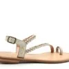 Les Tropeziennes Nu Pieds Plats Femme Hapydea F Beige