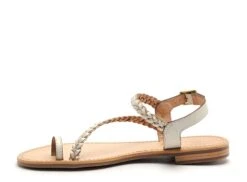 Les Tropeziennes Nu Pieds Plats Femme Hapydea F Beige -REN Chaussures Magasin 3016601 3