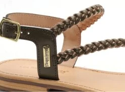 Les Tropeziennes Nu Pieds Plats Femme Hapydea F Kaki -REN Chaussures Magasin 3016602 6