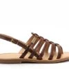 Les Tropeziennes Nu Pieds Plats Femme Hika F Marron