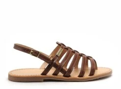 Les Tropeziennes Nu Pieds Plats Femme Hika F Marron