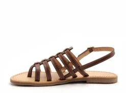 Les Tropeziennes Nu Pieds Plats Femme Hika F Marron -REN Chaussures Magasin 3017101 3