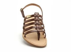 Les Tropeziennes Nu Pieds Plats Femme Hika F Marron -REN Chaussures Magasin 3017101 4