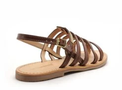 Les Tropeziennes Nu Pieds Plats Femme Hika F Marron -REN Chaussures Magasin 3017101 5