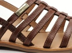 Les Tropeziennes Nu Pieds Plats Femme Hika F Marron -REN Chaussures Magasin 3017101 6