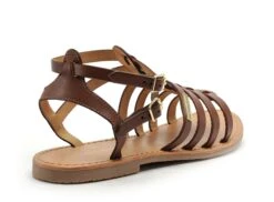 Les Tropeziennes Nu Pieds Plats Femme Hikaela Marron -REN Chaussures Magasin 3017201 5