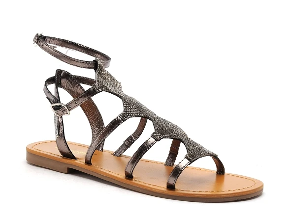 Les Tropeziennes Nu Pieds Plats Femme Ohlala F Argent 2 Les Tropeziennes Nu Pieds Plats Femme Ohlala F Argent – Image 2