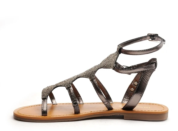 Les Tropeziennes Nu Pieds Plats Femme Ohlala F Argent 3 Les Tropeziennes Nu Pieds Plats Femme Ohlala F Argent – Image 3