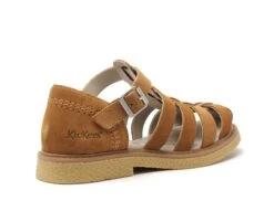 Kickers Nu Pieds Plats Femme Kicklergo 961080 50 Beige -REN Chaussures Magasin 3018501 5