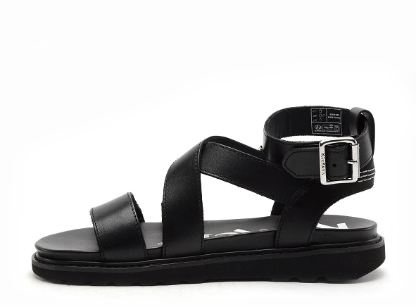 Kickers Nu Pieds Plats Femme Neosunny 961240 50 Noir 3 Kickers Nu Pieds Plats Femme Neosunny 961240 50 Noir – Image 3