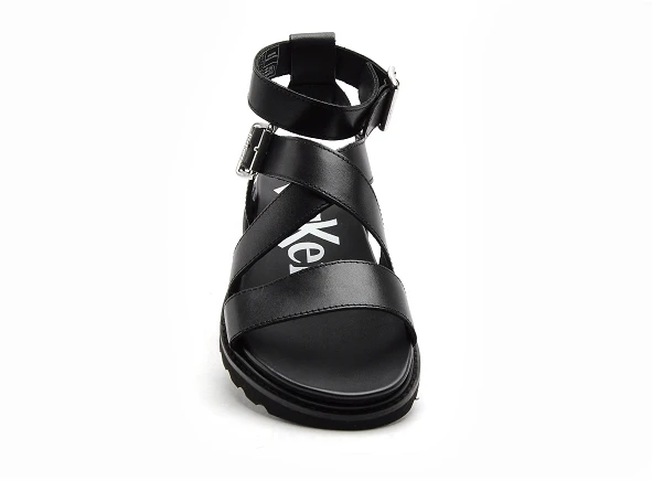 Kickers Nu Pieds Plats Femme Neosunny 961240 50 Noir 4 Kickers Nu Pieds Plats Femme Neosunny 961240 50 Noir – Image 4