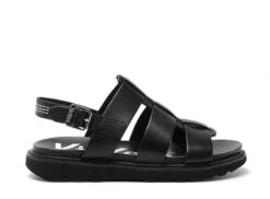 Kickers Nu Pieds Plats Femme Neosinead 961230 50 Noir