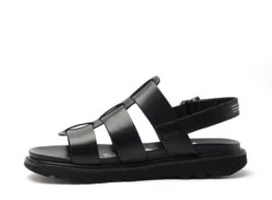 Kickers Nu Pieds Plats Femme Neosinead 961230 50 Noir -REN Chaussures Magasin 3018801 3