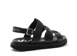 Kickers Nu Pieds Plats Femme Neosinead 961230 50 Noir -REN Chaussures Magasin 3018801 5