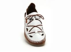 Coco Abricot Basses Femme Melincourt Blanc -REN Chaussures Magasin 3023201 4