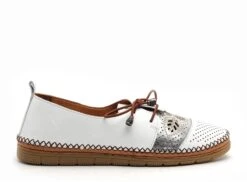 Coco Abricot Basses Femme Mirvaux Blanc